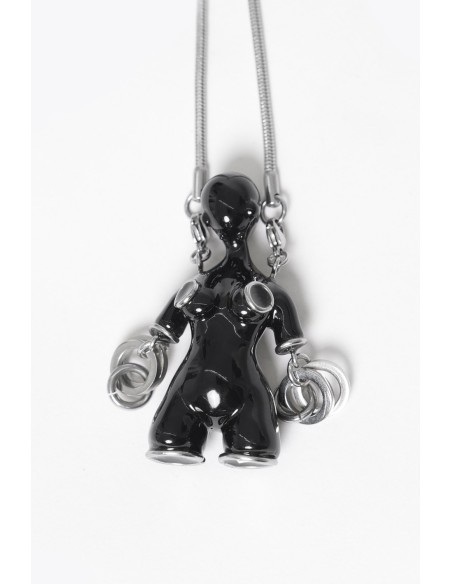Necklace Fetish Rubber Black - Devil Fashion