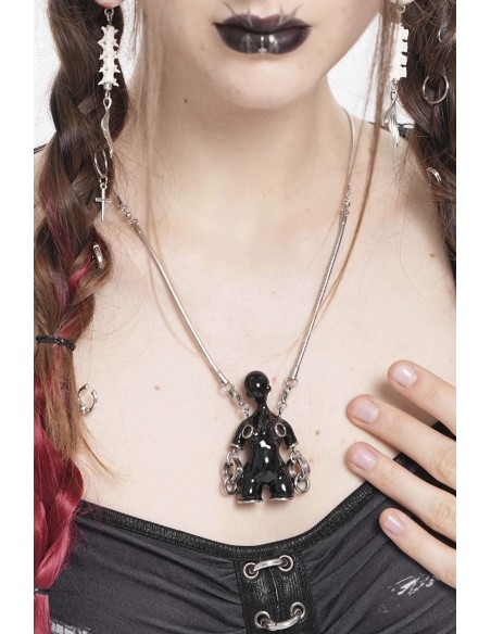 Collar Fetish Rubber Black - Devil Fashion