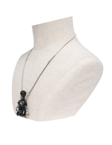 Necklace Fetish Rubber Black - Devil Fashion