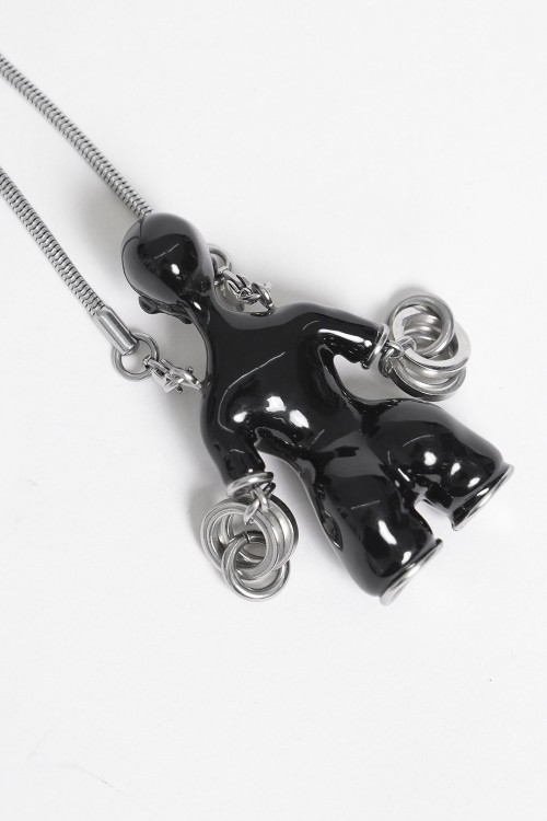 Collar Fetish Rubber Black - Devil Fashion