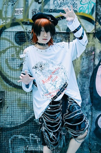 Top de Manga Larga Fallen Angel en Blanco - Jill Punk 2