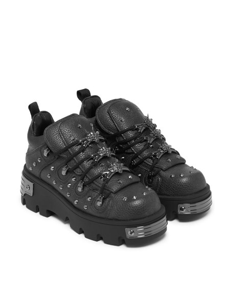 Bambas con Plataforma Thurnax en Negro - Koi