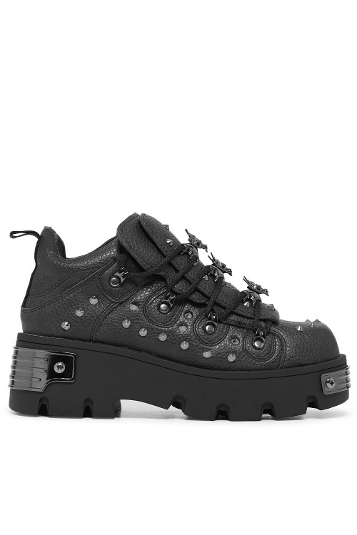 Thurnax Platform Sneakers in Black - Koi