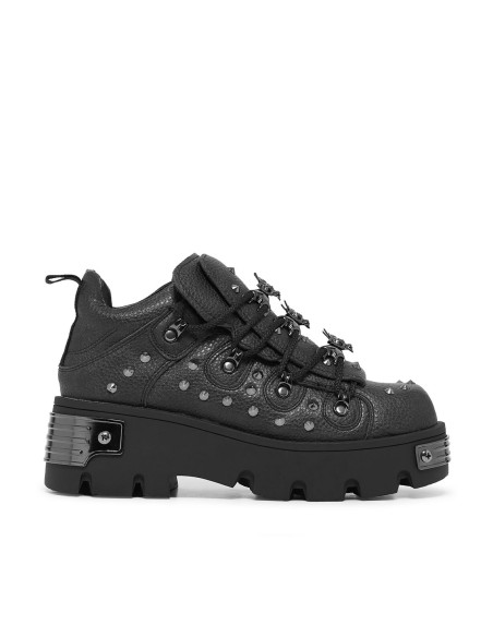 Thurnax Platform Sneakers in Black - Koi