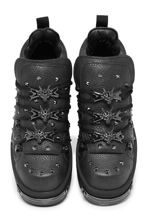 Bambas con Plataforma Thurnax en Negro - Koi