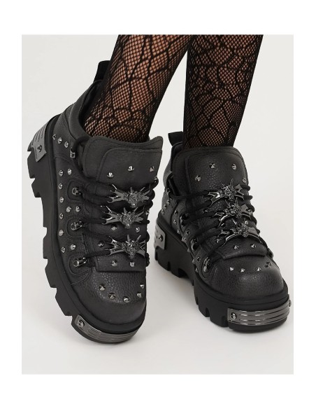 Bambas con Plataforma Thurnax en Negro - Koi