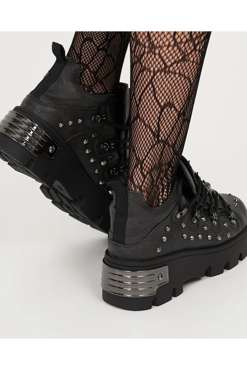 Bambas con Plataforma Thurnax en Negro - Koi