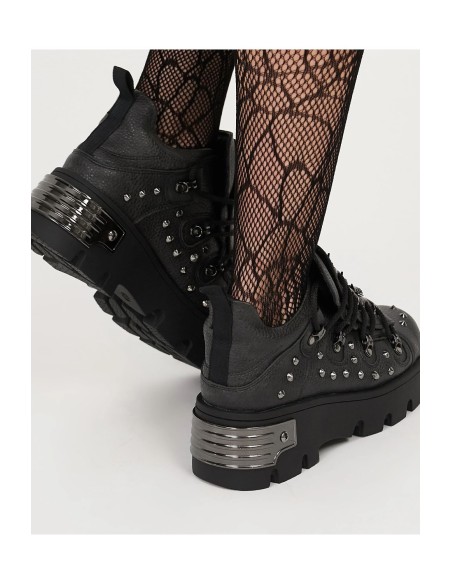 Bambas con Plataforma Thurnax en Negro - Koi