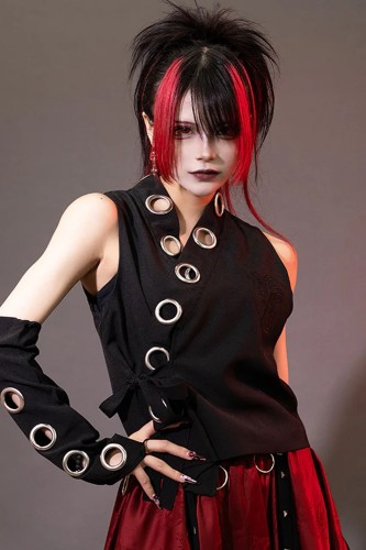 Top Kimono Garakuta en Negro - ACDC Rag