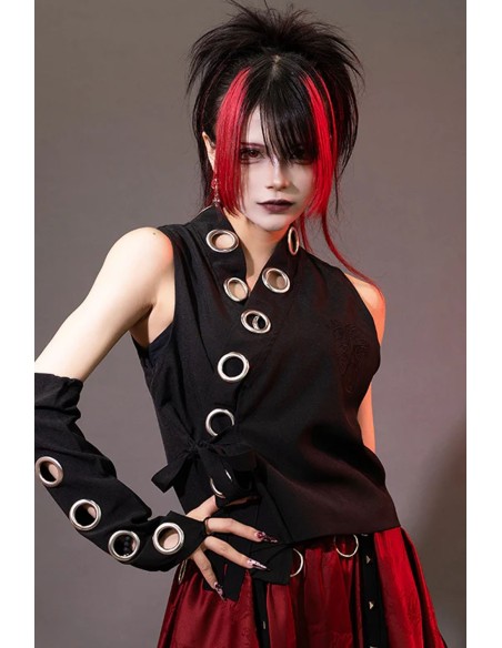 Top Kimono Garakuta en Negro - ACDC Rag