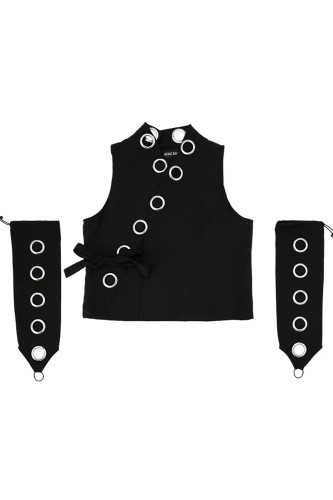 Garakuta Kimono Top in Black - ACDC Rag 2