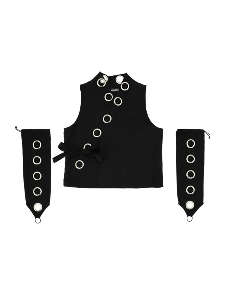 Top Kimono Garakuta en Negro - ACDC Rag