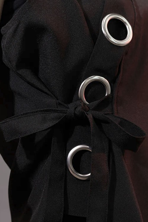 Garakuta Kimono Top in Black - ACDC Rag