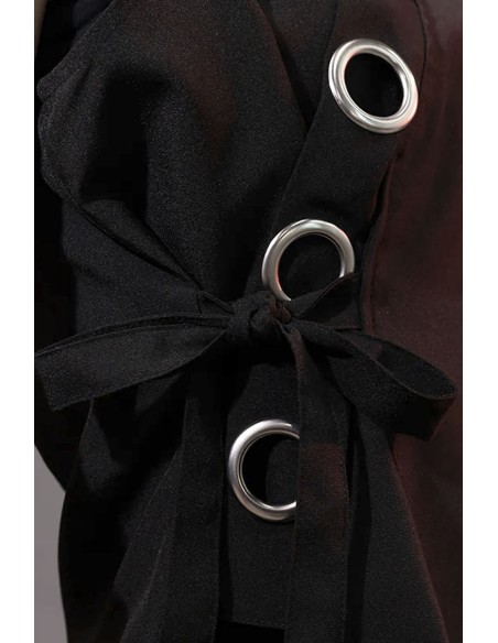 Top Kimono Garakuta en Negro - ACDC Rag