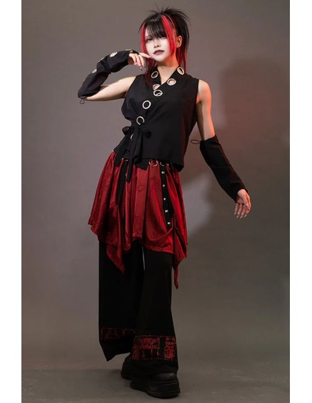 Top Kimono Garakuta en Negro - ACDC Rag