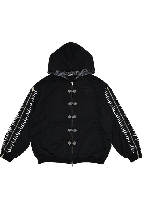 Garakuta Hooded Jacket in Black x Grey - ACDC Rag