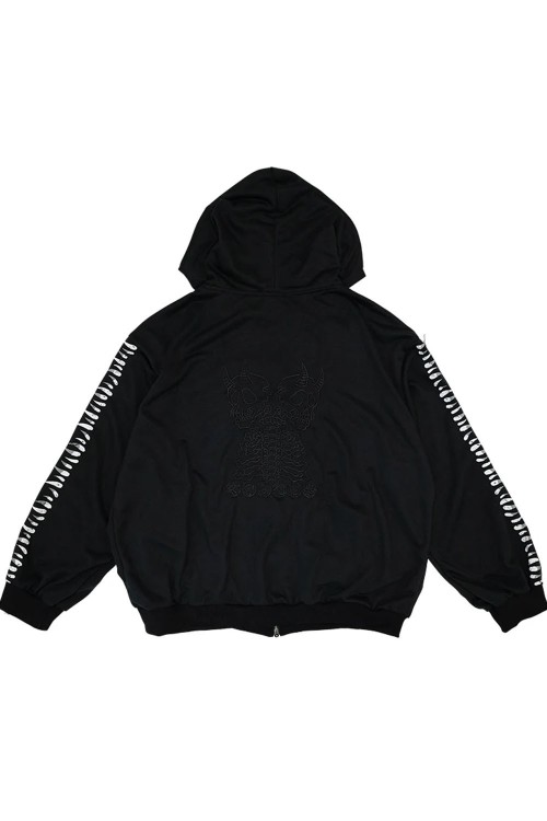 Garakuta Hooded Jacket in Black x Grey - ACDC Rag