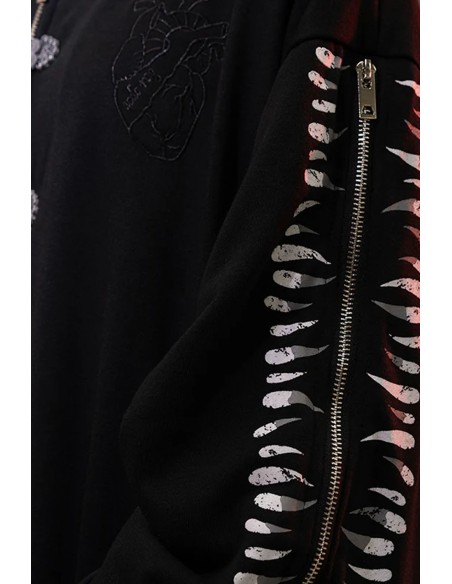 Garakuta Hooded Jacket in Black x Grey - ACDC Rag