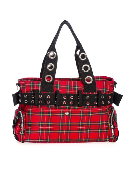 Bolso de Tartán Camdyn en Rojo - Banned