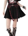 Falda Sweet Punk en Negro x Rojo - Dark in Love