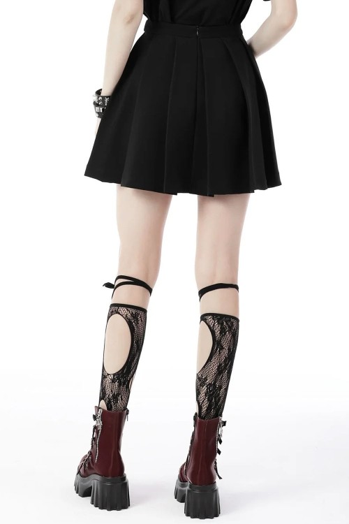 Falda Sweet Punk en Negro x Rojo - Dark in Love