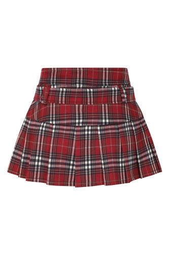 Just a Girl Red Tartan Skirt - Banned 2