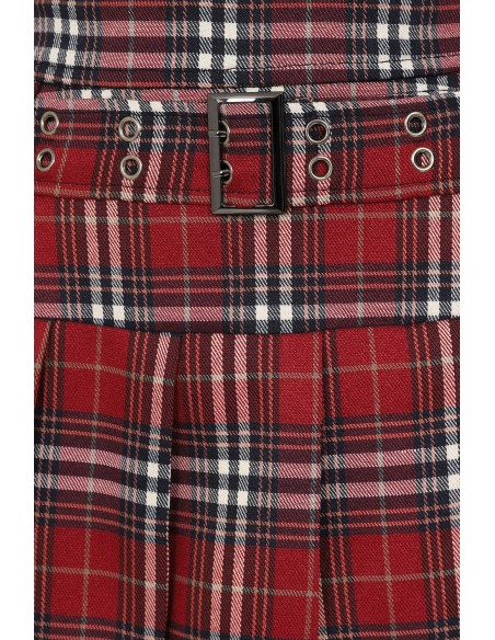 Just a Girl Red Tartan Skirt - Banned