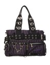 Bolso Sweet Revenge a Rayas Negro x Lila - Banned