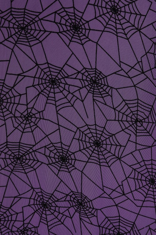 Seraphina Spiderweb Chiffon Skirt in Purple - Banned