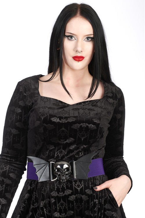 Storm Skull Belt in Purple - Banned