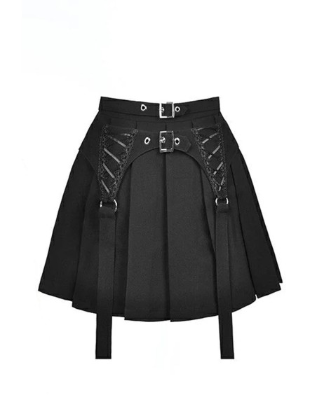 Falda Sweet Punk en Negro - Dark in Love