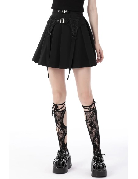 Falda Sweet Punk en Negro - Dark in Love