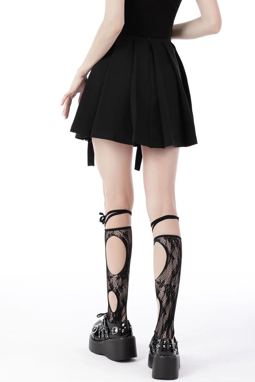 Sweet Punk Skirt in Black - Dark in Love