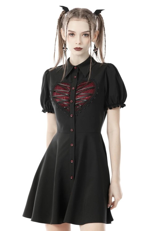 Crimson Heart Dress - Dark in Love