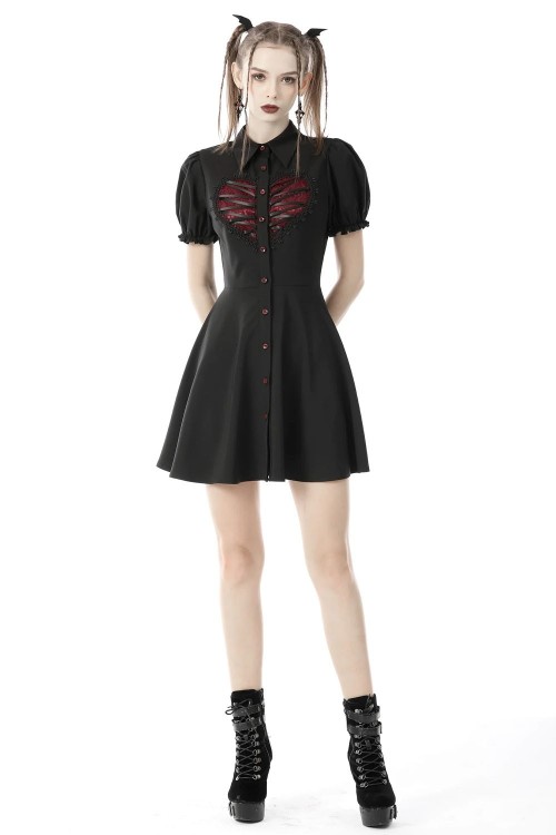 Crimson Heart Dress - Dark in Love