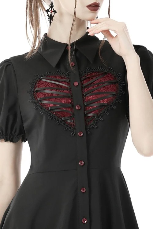 Crimson Heart Dress - Dark in Love