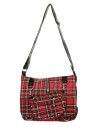 Twice the Action Tartan Bag in Red - Banned