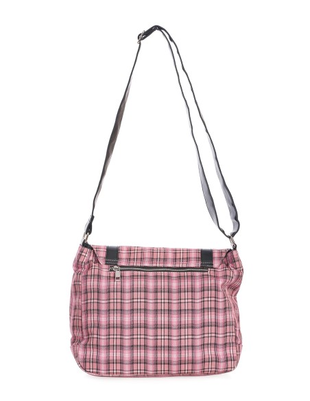 Twice the Action Tartan Bag in Pink - Banned