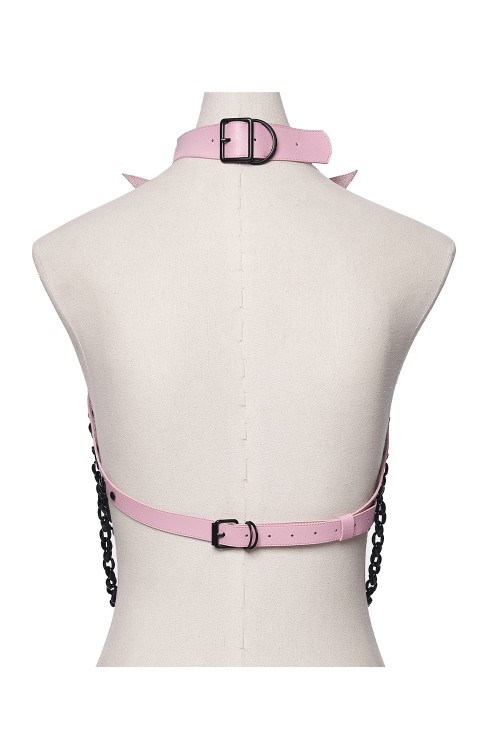 Arnés Bat Ribbon en Rosa - Punk Rave