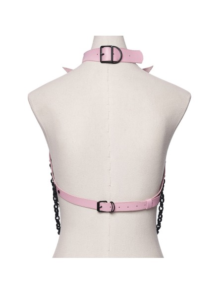 Arnés Bat Ribbon en Rosa - Punk Rave