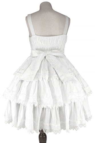 Vestido Lolita JSK 3 Layer Cake - Heavenly White (Color Exclusivo Madame Chocolat) 2