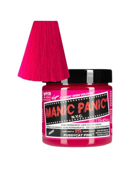 Manic Panic Hair Dye - Pussycat Pink - Classic Cream Formula