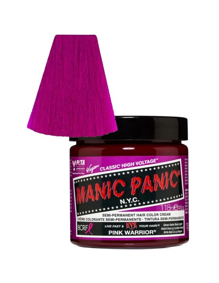 Tinte de Pelo Manic Panic - Pink Warrior - Classic Cream Formula