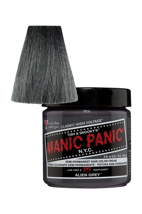 Tinte de Pelo Manic Panic - Alien Grey - Classic Cream Formula