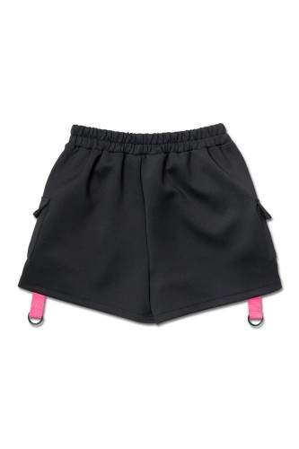 Uzurai Shorts in Black x Fuchsia - ACDC Rag 2