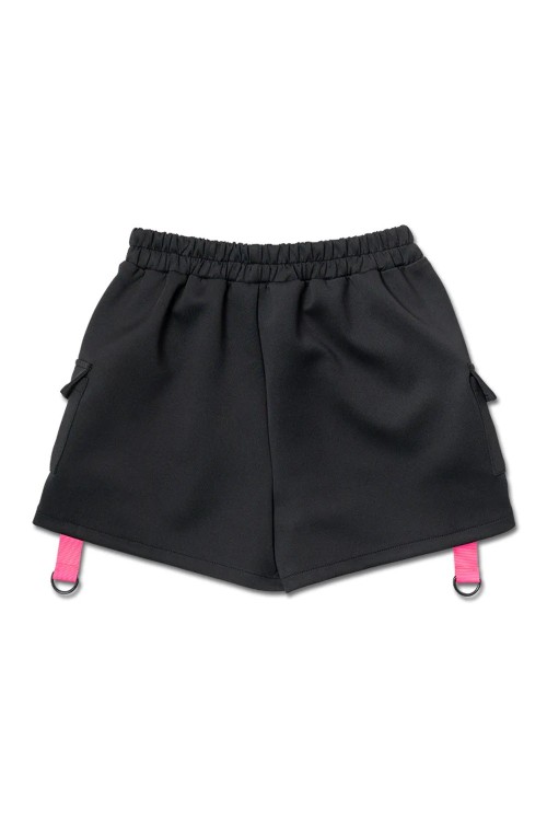 Uzurai Shorts in Black x Fuchsia - ACDC Rag