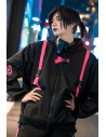 Uzurai Jacket in Black x Fuchsia - ACDC Rag
