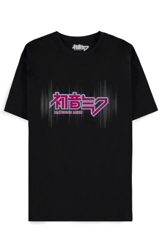 Hatsune Miku Logo T-Shirt in Black