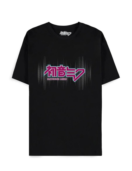 Hatsune Miku Logo T-Shirt in Black