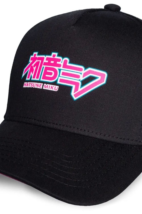 Gorra Logo Hatsune Miku en Negro